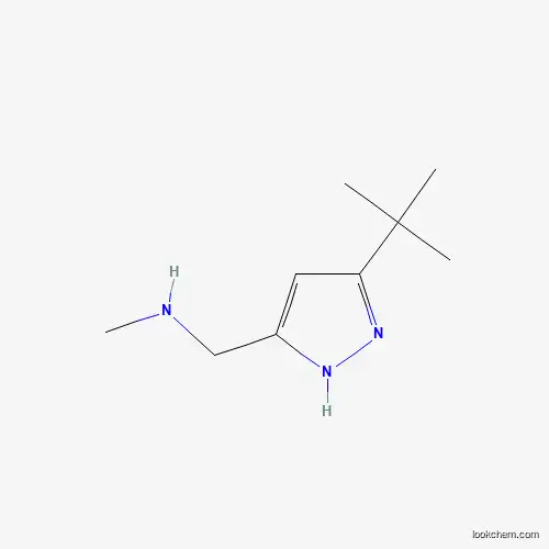 1-(5-tert-butyl-1H-pyrazol-3-yl)-N-methylmethanamine(SALTDATA: 1.45 HCl 0.2H2O 0.12NaCl)