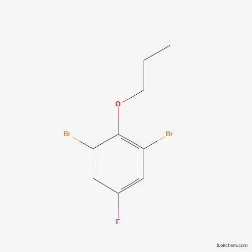 1,3-dibromo-5-fluoro-2-propoxybenzene