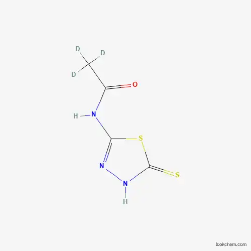 2-Acetamido-5-mercapto-1,3,4-thiadiazole-[d3]