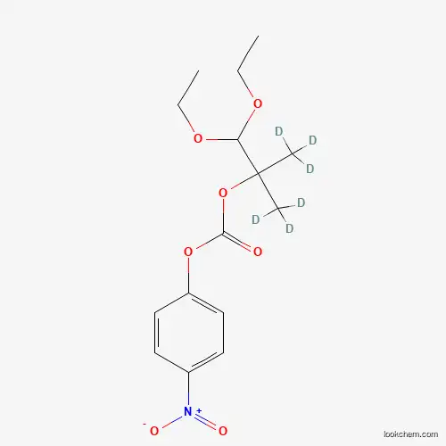 2-(1,1-Diethoxy-2-methyl)propyl 4'-Nitrophenyl Carbonate-[d6]