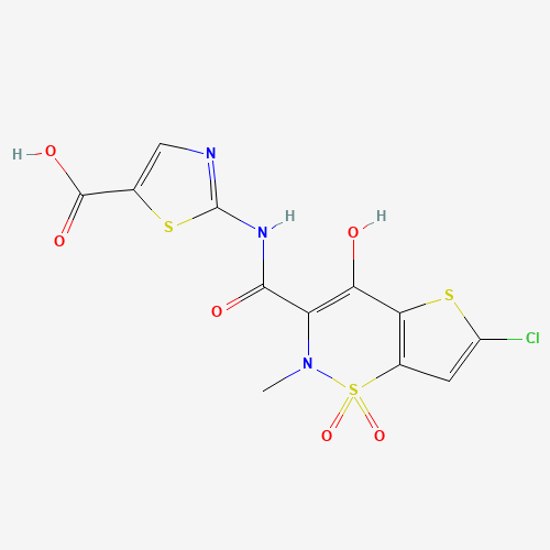 N-Des(2-pyridinyl)-N-(5-carboxy-2-thiazolyl) Lornoxicam(1246819-40-8)