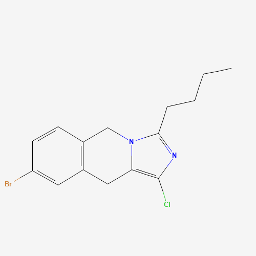 8-Bromo-3-butyl-1-chloro-5,10-dihydro-imidazo[1,5-b]isoquinoline