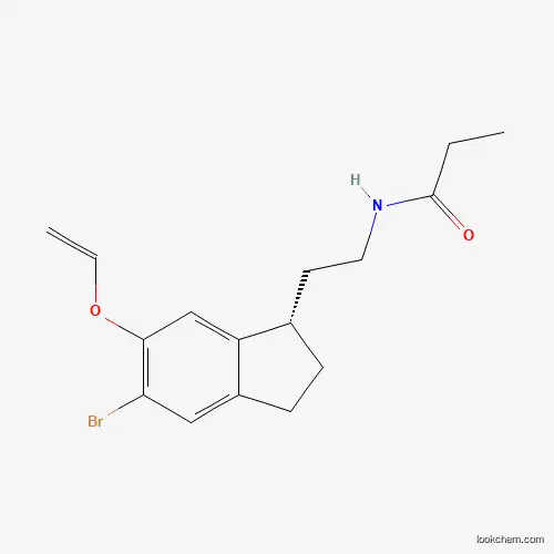 (S)-N-[2-[6-Allyloxy-5-bromo-2,3-dihydro-1H-inden-1-yl]ethyl]propanamide