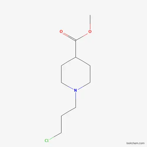 Molecular Structure of 1248045-82-0 (Methyl 1-(3-chloropropyl)piperidine-4-carboxylate)