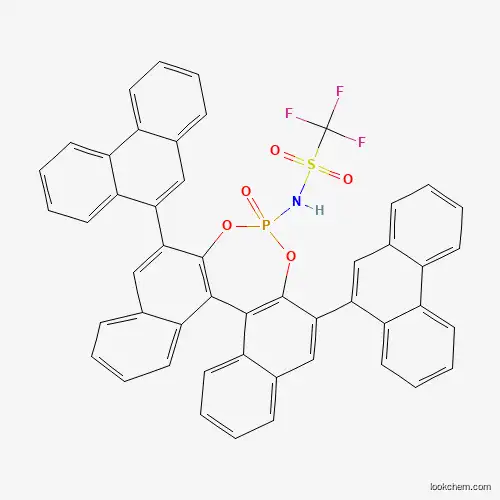 1,1,1-trifluoro-N-[(11bS)-4-oxido-2,6-di-9-phenanthrenyldinaphtho[2,1-d:1',2'-f][1,3,2]dioxaphosphepin-4-yl]-Methanesulfonamide