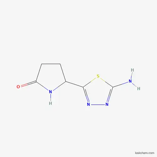 5-(5-amino-1,3,4-thiadiazol-2-yl)-2-pyrrolidinone(SALTDATA: FREE)