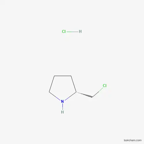 Molecular Structure of 1260595-52-5 ((R)-2-(Chloromethyl)pyrrolidine hydrochloride)