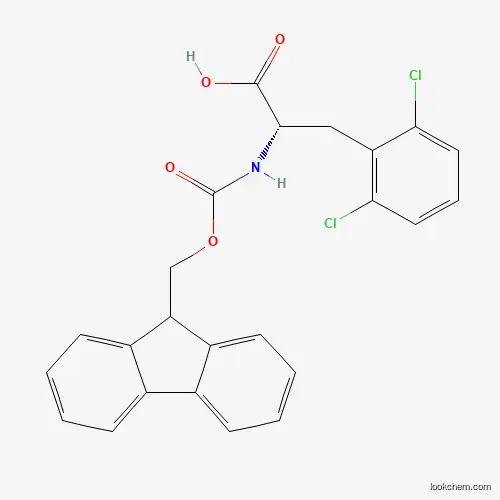 Molecular Structure of 1260615-94-8 (Fmoc-2,6-Dichloro-L-Phenylalanine)