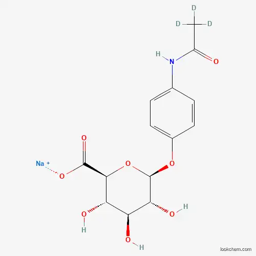 4-Acetamidophenyl β-D-Glucuronide-[d3] Sodium Salt