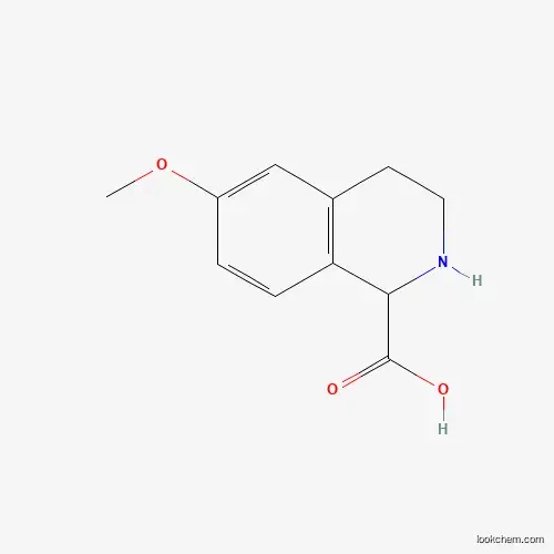 Molecular Structure of 1260637-46-4 (6-Methoxy-1,2,3,4-tetrahydroisoquinoline-1-carboxylic acid)