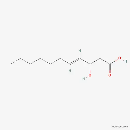 Molecular Structure of 1263035-60-4 (trans-3-Hydroxyundec-4-enoic acid)