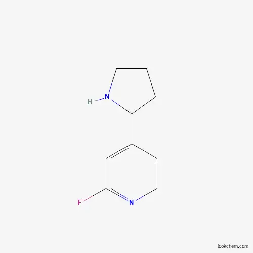 2-fluoro-4-(2-pyrrolidinyl)pyridine