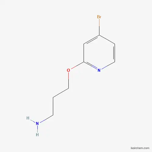 3-((4-BroMopyridin-2-yl)oxy)propan-1-aMine