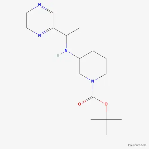 tert-Butyl 3-((1-(pyrazin-2-yl)ethyl)amino)piperidine-1-carboxylate