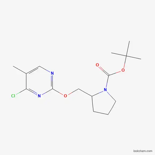 tert-Butyl 2-(((4-chloro-5-methylpyrimidin-2-yl)oxy)methyl)pyrrolidine-1-carboxylate