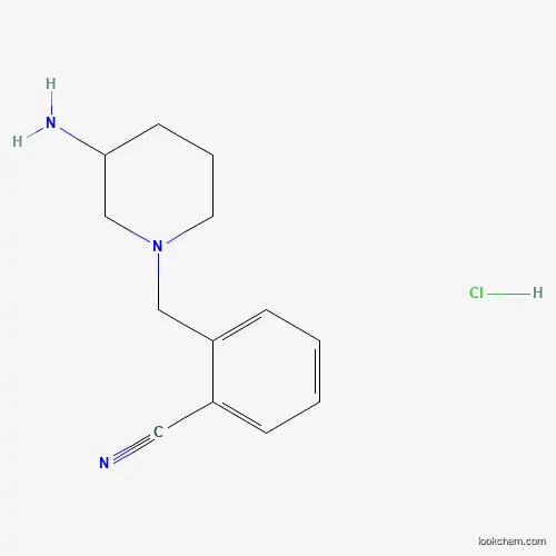 2-((3-Aminopiperidin-1-yl)methyl)benzonitrile hydrochloride