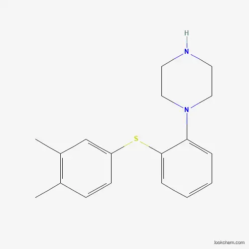 1-[2-[(3,4-diMethylphenyl)thio]phenyl]- Piperazine
