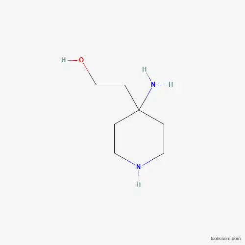 Molecular Structure of 1312883-34-3 (2-(4-Aminopiperidin-4-yl)ethan-1-ol)