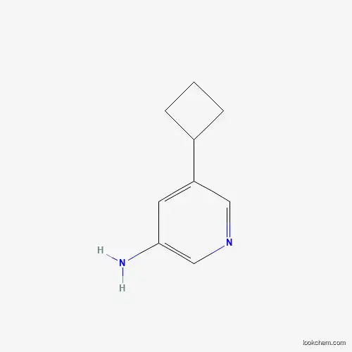 Molecular Structure of 1314355-68-4 (5-Cyclobutylpyridin-3-amine)