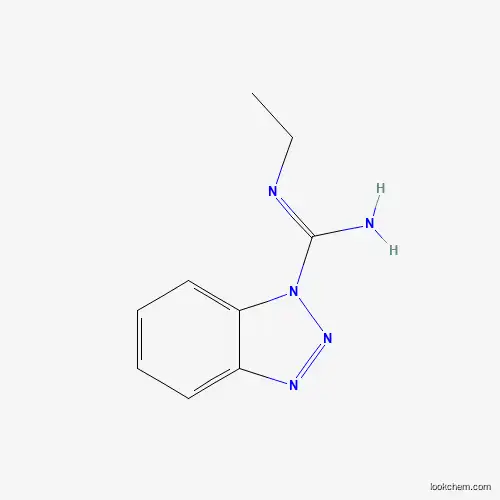 Molecular Structure of 1314924-36-1 (N'-ethyl-1H-1,2,3-benzotriazole-1-carboximidamide)