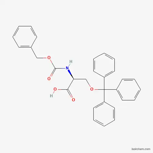 Molecular Structure of 1330286-53-7 (Z-Ser(trt)-OH)