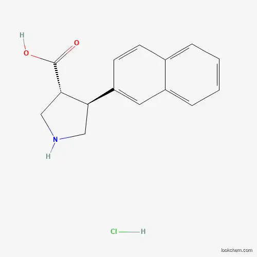 (±)-trans-4-(2-Naphthyl)pyrrolidine-3-carboxylic acid hydrochloride