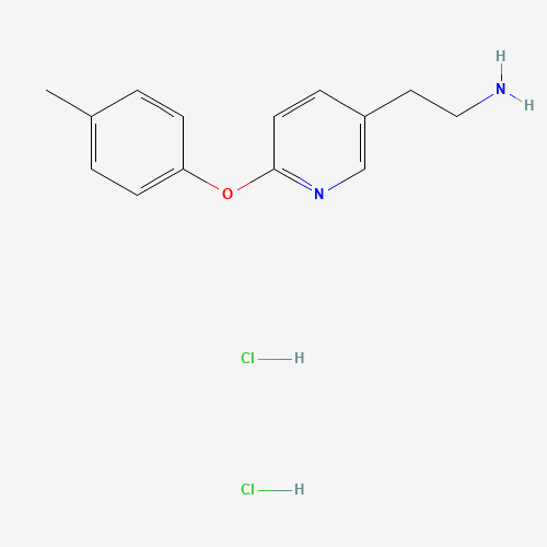 2-(6-(p-tolyloxy)pyridin-3-yl)ethan-1-amine dihydrochloride