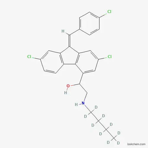 N-Desbutyl Lumefantrine-[d9] (E/Z-Mixture)