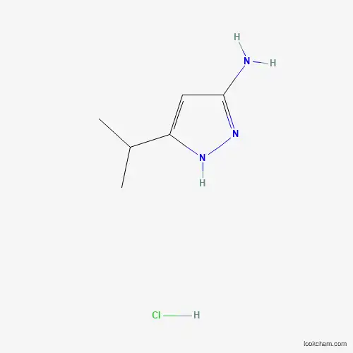 Molecular Structure of 1347814-85-0 (3-Amino-5-isopropyl-1H-pyrazole hydrochloride)