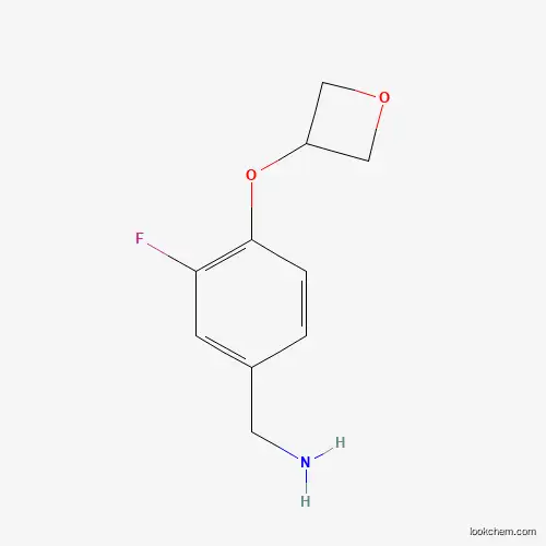 [3-Fluoro-4-(oxetan-3-yloxy)phenyl]methanamine 1349709-03-0