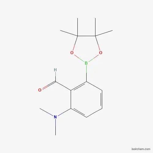 2-(Dimethylamino)-6-(4,4,5,5-tetramethyl-1,3,2-dioxaborolan-2-yl)benzaldehyde