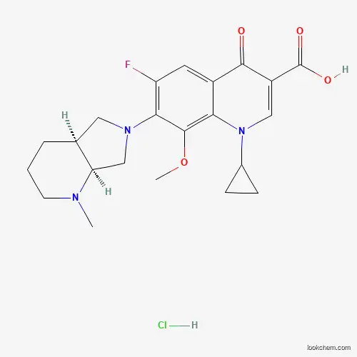 Molecular Structure of 1350716-67-4 (N-Methyl Moxifloxacin Hydrochloride)