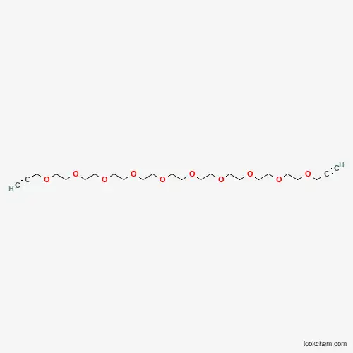 Molecular Structure of 1351373-47-1 (Bis-Propargyl-PEG10)