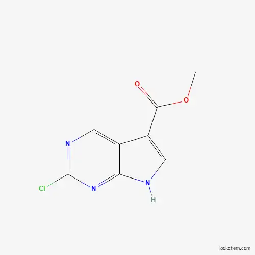 methyl 2-chloro-7H-pyrrolo[2,3-d]pyrimidine-5-carboxylate