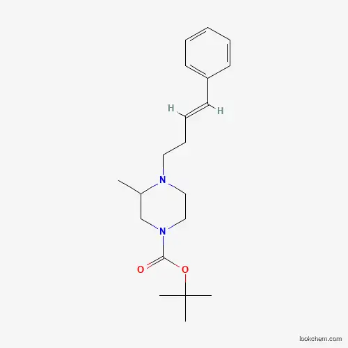 (E)-tert-Butyl 3-methyl-4-(4-phenylbut-3-en-1-yl)piperazine-1-carboxylate