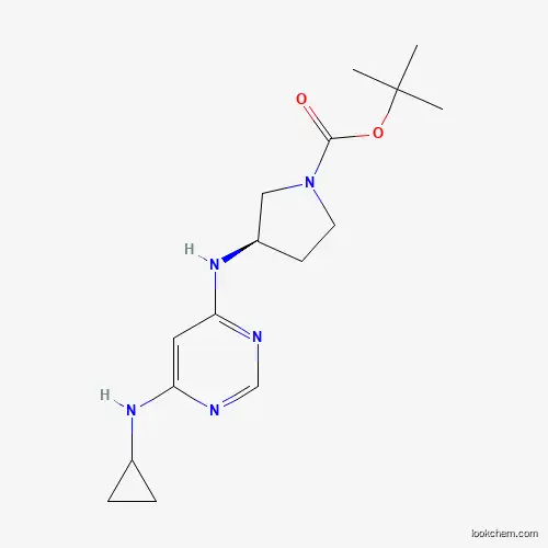 (R)-tert-Butyl 3-((6-(cyclopropylamino)pyrimidin-4-yl)amino)pyrrolidine-1-carboxylate