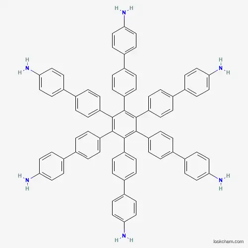 Molecular Structure of 1355992-59-4 (3'',4'',5'',6''-Tetrakis(4'-amino[1,1'-biphenyl]-4-yl)-[1,1':4',1'':2'',1''':4''',1''''-Quinquephenyl]-4,4''''-diamine)