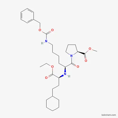 N-Benzyloxycarbonyl Lisinopril Cyclohexyl Analogue Ethyl Methyl Diester