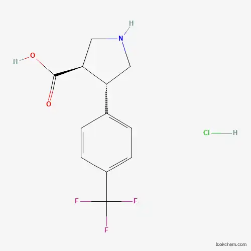 (±)-trans-4-(4-Trifluoromethylphenyl)pyrrolidine-3-carboxylic acid hydrochloride