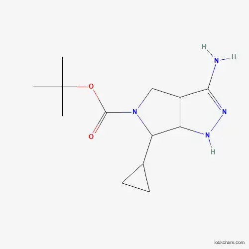 Tert-butyl 3-amino-6-cyclopropyl-4,6-dihydropyrrolo[3,4-C]pyrazole-5(1H)-carboxylate