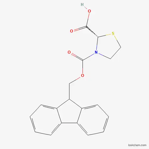 Molecular Structure of 1366384-03-3 (Fmoc-(S)-thiazolidine-2-carboxylic acid)