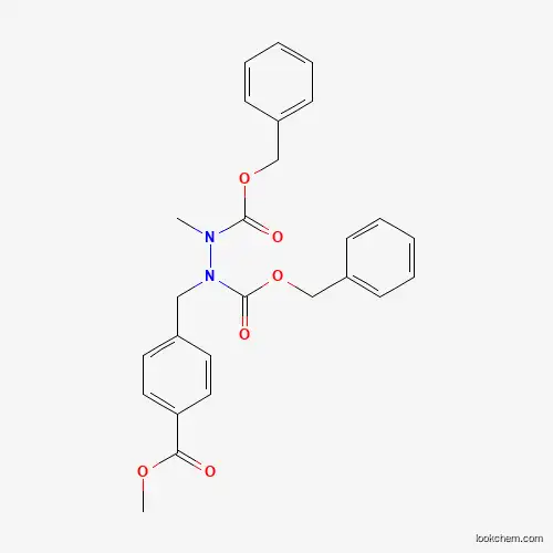 dibenzyl 1-(4-(Methoxycarbonyl)benzyl)-2-Methylhydrazine-1,2-dicarboxylate