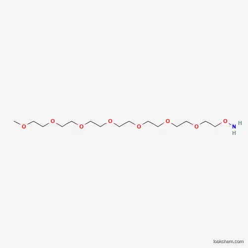 Molecular Structure of 1370698-27-3 (Aminooxy-PEG7-methane)