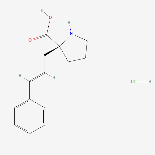 (S)-ALPHA-(3-PHENYL-ALLYL)-PROLINE-HCL