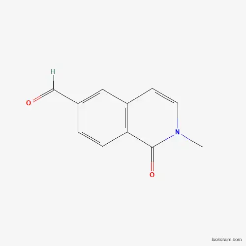 Molecular Structure of 1374651-73-6 (1,2-Dihydro-2-methyl-1-oxoisoquinoline-6-carbaldehyde)