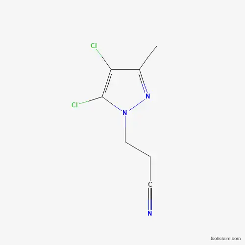 Molecular Structure of 1001500-81-7 (3-(4,5-dichloro-3-methyl-1H-pyrazol-1-yl)propanenitrile)