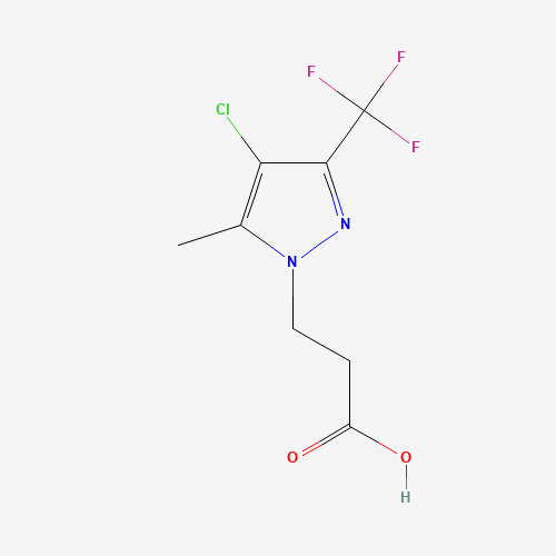 3-(4-CHLORO-5-METHYL-3-TRIFLUOROMETHYL-PYRAZOL-1-YL)-PROPIONIC ACID