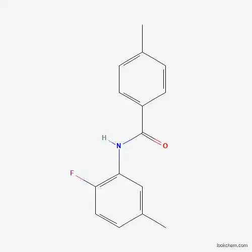 Molecular Structure of 1002463-95-7 (N-(2-fluoro-5-methylphenyl)-4-methylbenzamide)