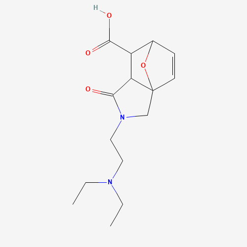 3-(2-DIETHYLAMINO-ETHYL)-4-OXO-10-OXA-3-AZA-TRICYCLO[5.2.1.0(1,5)]DEC-8-ENE-6-CARBOXYLIC ACID