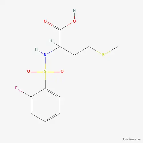 Molecular Structure of 1008243-60-4 (((2-Fluorophenyl)sulfonyl)methionine)
